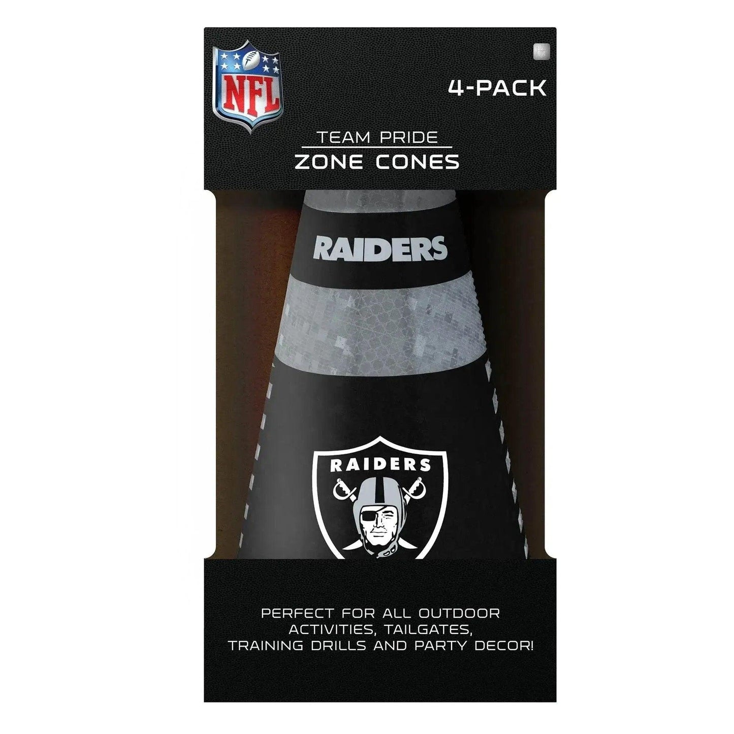  Las Vegas Raiders Zone Cones 4 Pack For Football Practice Agility Cones -  ToylandEU™