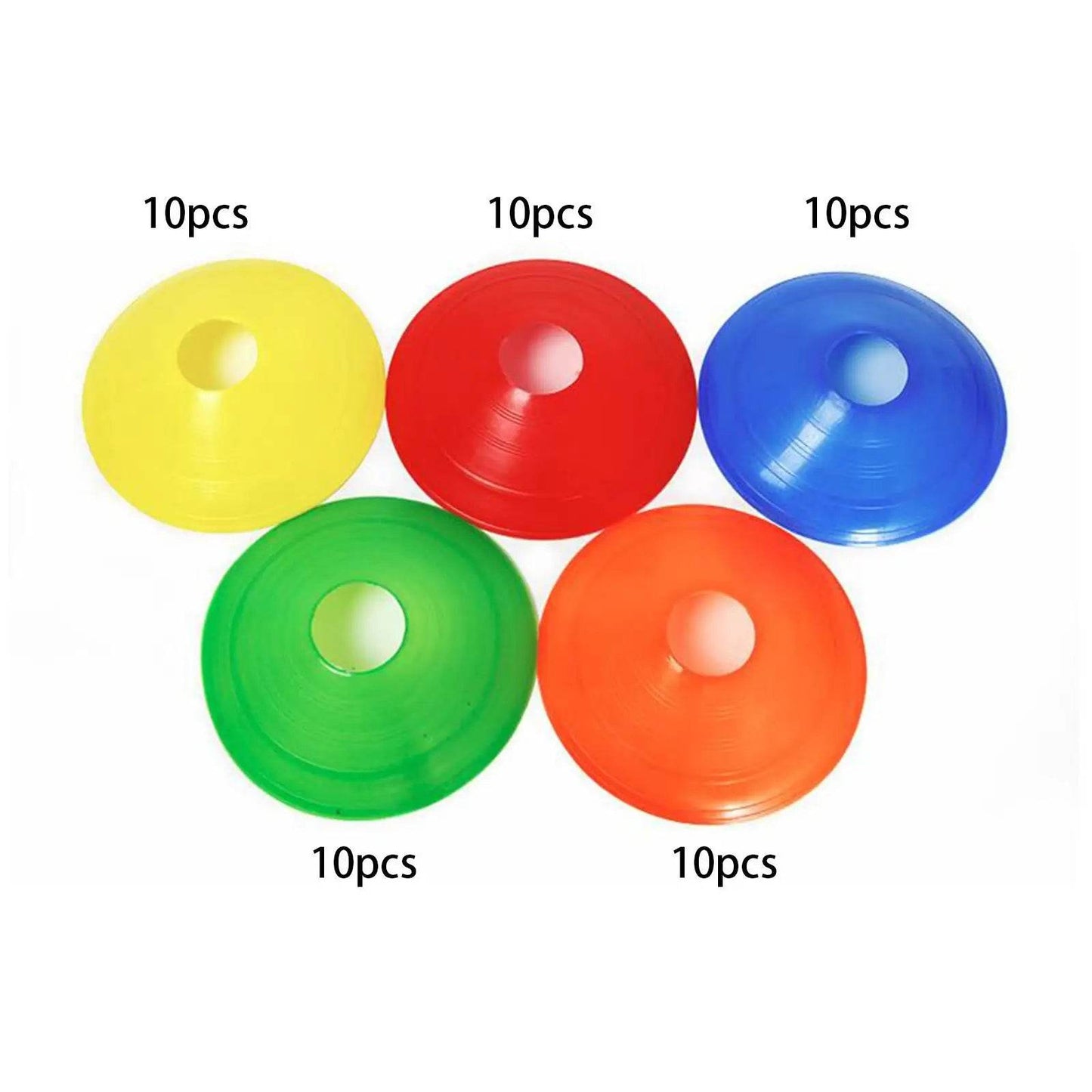 Agility Cones Multi Color for Sports Training - ToylandEU