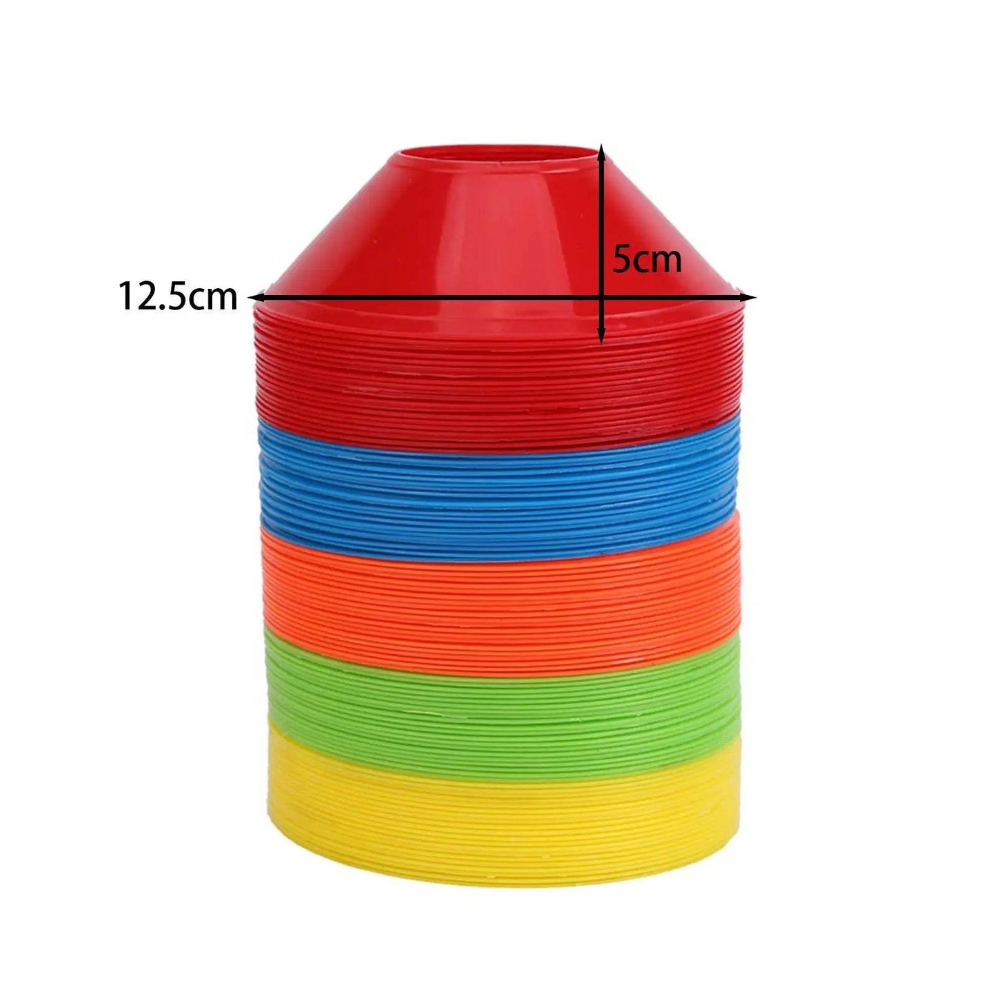 Agility Cones Multi Color for Sports Training - ToylandEU