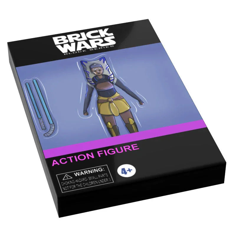 Ahsoka Action Figure Tile Custom Printed On Authentic Lego - ToylandEU