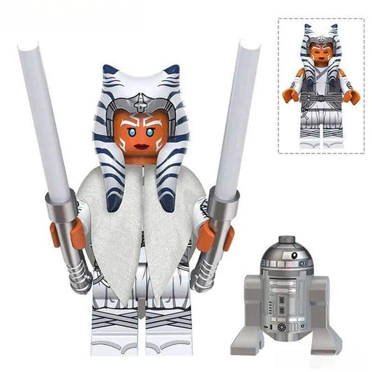 Ahsoka Tano & Droid Lego Star Wars custom Minifigures 1 - Minifigure Toys