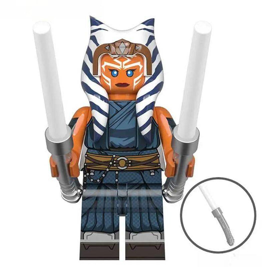 Ahsoka Tano from The Mandalorian Lego Star Wars Minifigures custom Toys 5 - Minifigure Toys