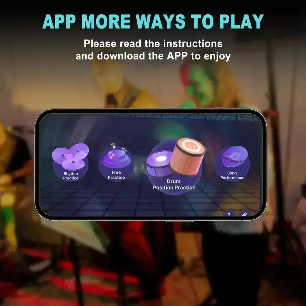  Air Drum Kit Portable With Motion Sensors Beginners -  ToylandEU™