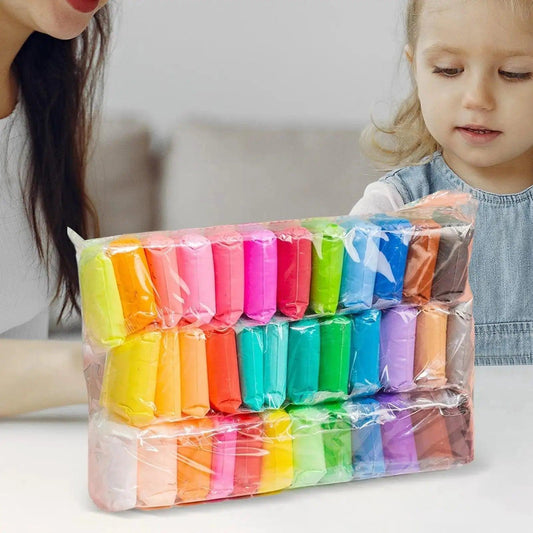  Air Dry Clay Modeling Set For Kids With Tools Colorful -  ToylandEU™