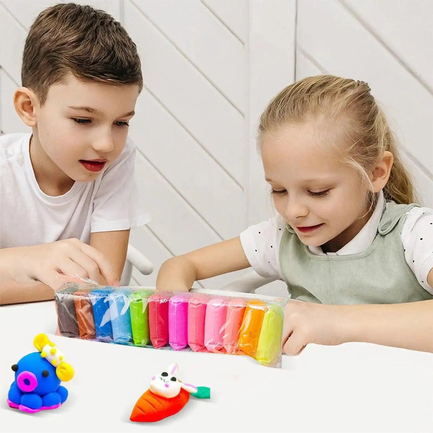  Air Dry Clay Modeling Set For Kids With Tools Colorful -  ToylandEU™