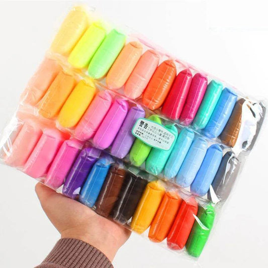 Air Dry Plasticine Modeling Clay 36 Colors For Children - ToylandEU
