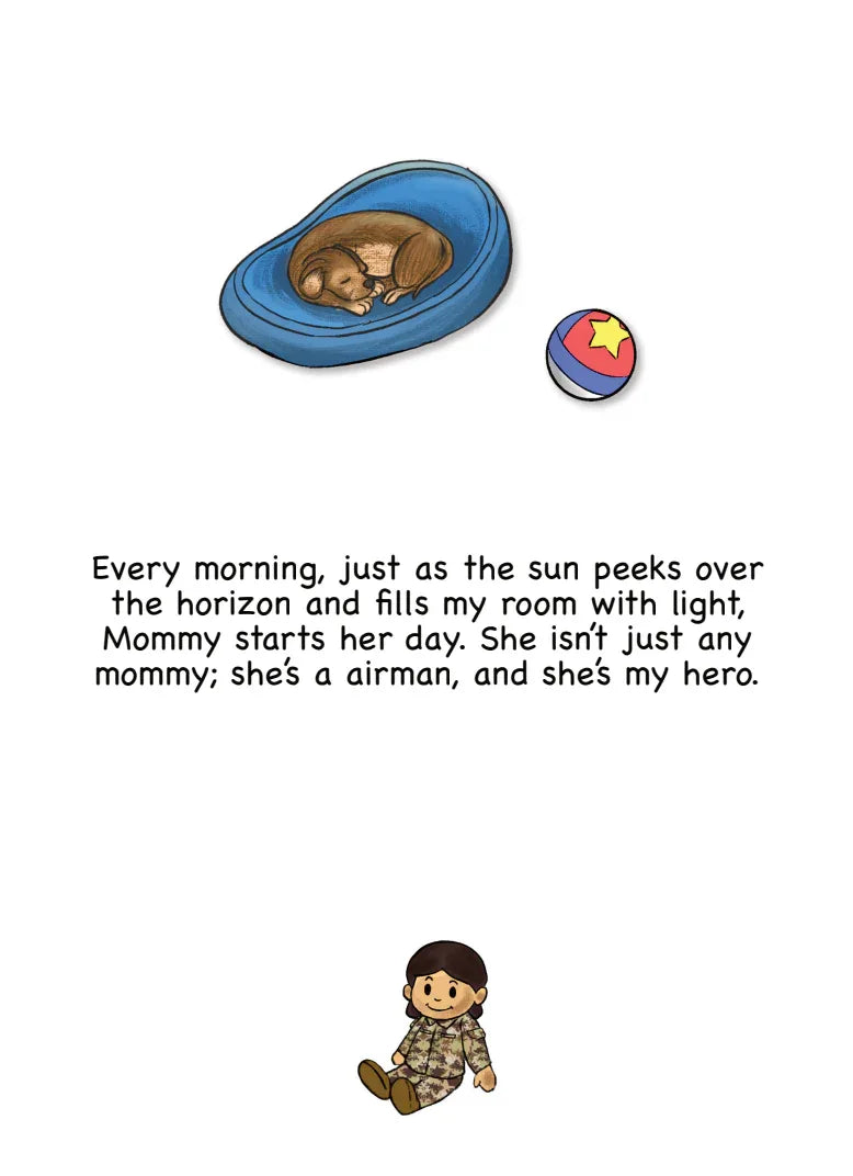 Air Force Children’s Book - My Mommy, My Airman by Matthew E. Miller - ToylandEU