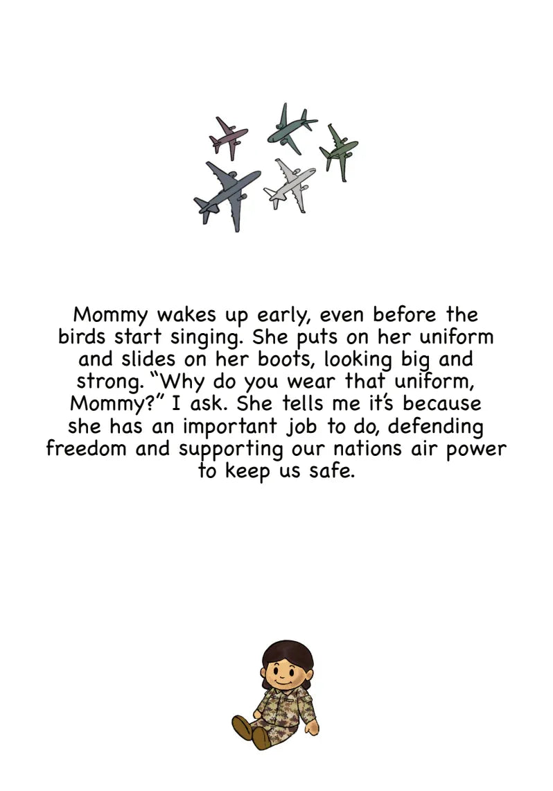 Air Force Children’s Book - My Mommy, My Airman by Matthew E. Miller - ToylandEU