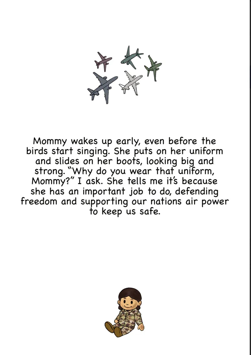 Air Force Children’s Book - My Mommy, My Airman by Matthew E. Miller - ToylandEU