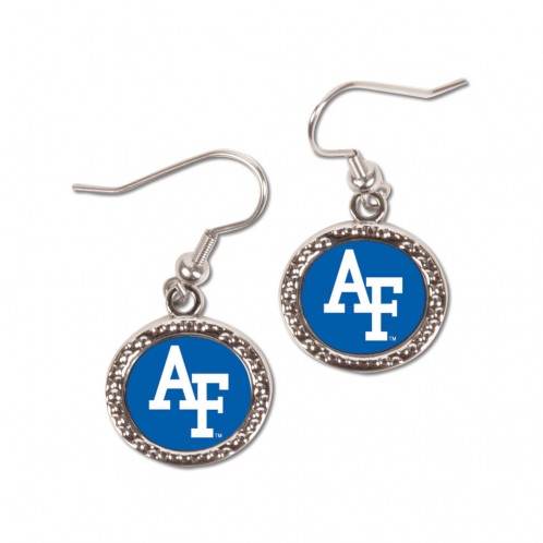 Air Force Falcons Earrings Round Style Officially Licensed - ToylandEU