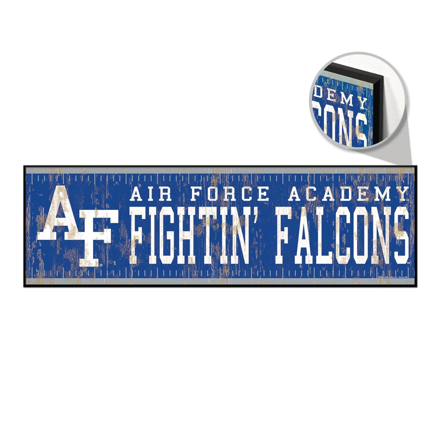 Air Force Falcons Sign 9x30 Wood Yard Marker Outdoor Decor - ToylandEU