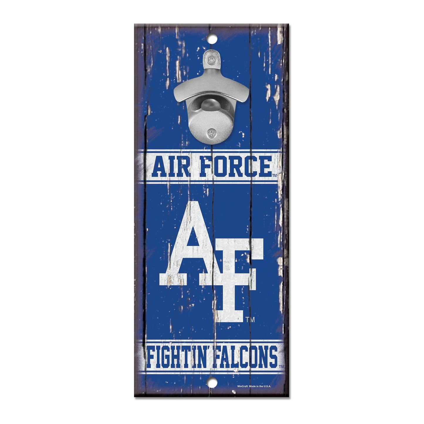 Air Force Falcons Wood Sign 5x11 Bottle Opener Alternate - ToylandEU