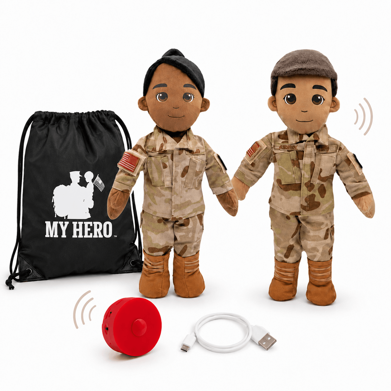  Air Force Recordable Plush Daddy Doll With Messages 