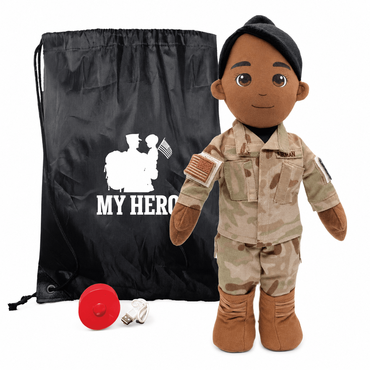  Air Force Recordable Plush Daddy Doll With Messages 