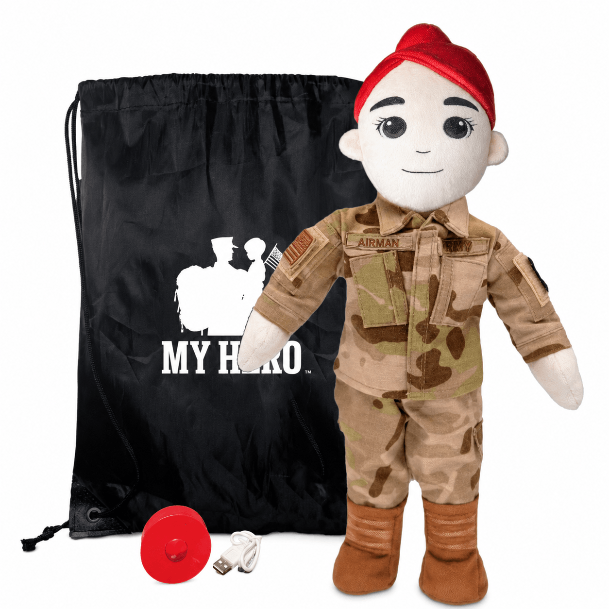  Air Force Recordable Plush Daddy Doll With Messages 