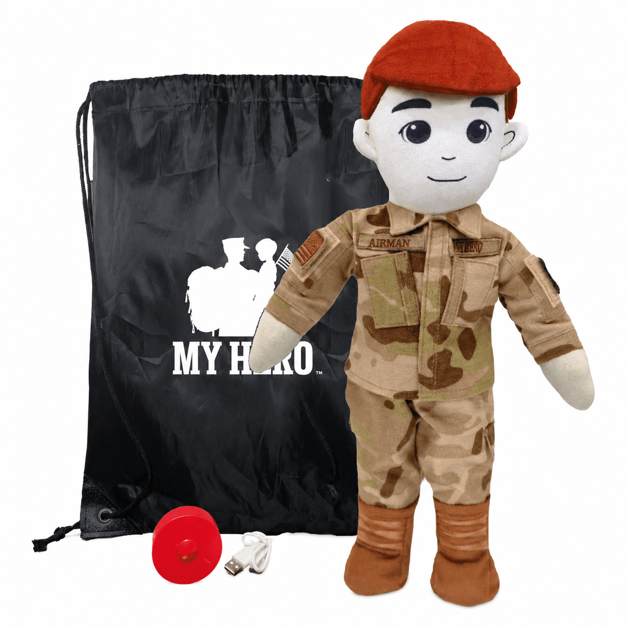  Air Force Recordable Plush Daddy Doll With Messages 