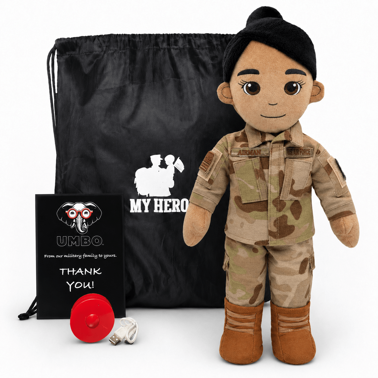  Air Force Recordable Plush Daddy Doll With Messages 
