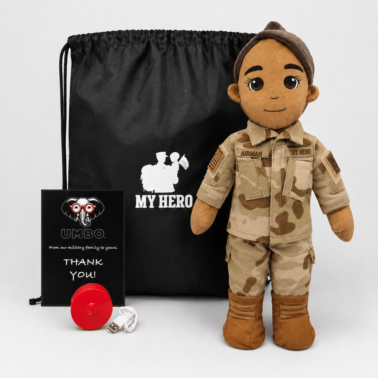  Air Force Recordable Plush Daddy Doll With Messages 