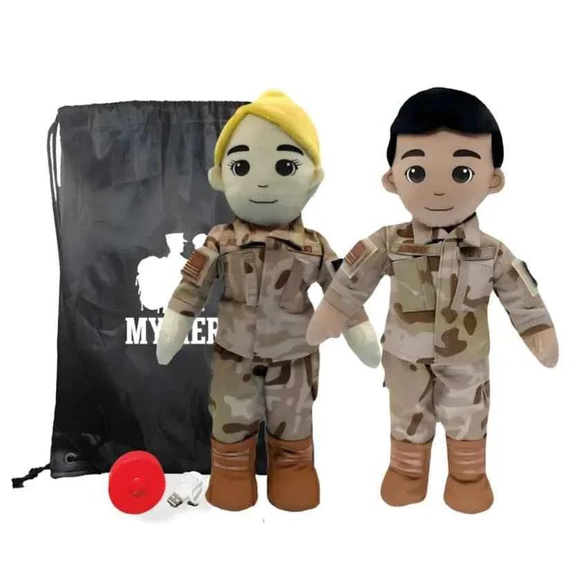  Air Force Recordable Plush Daddy Doll With Messages 