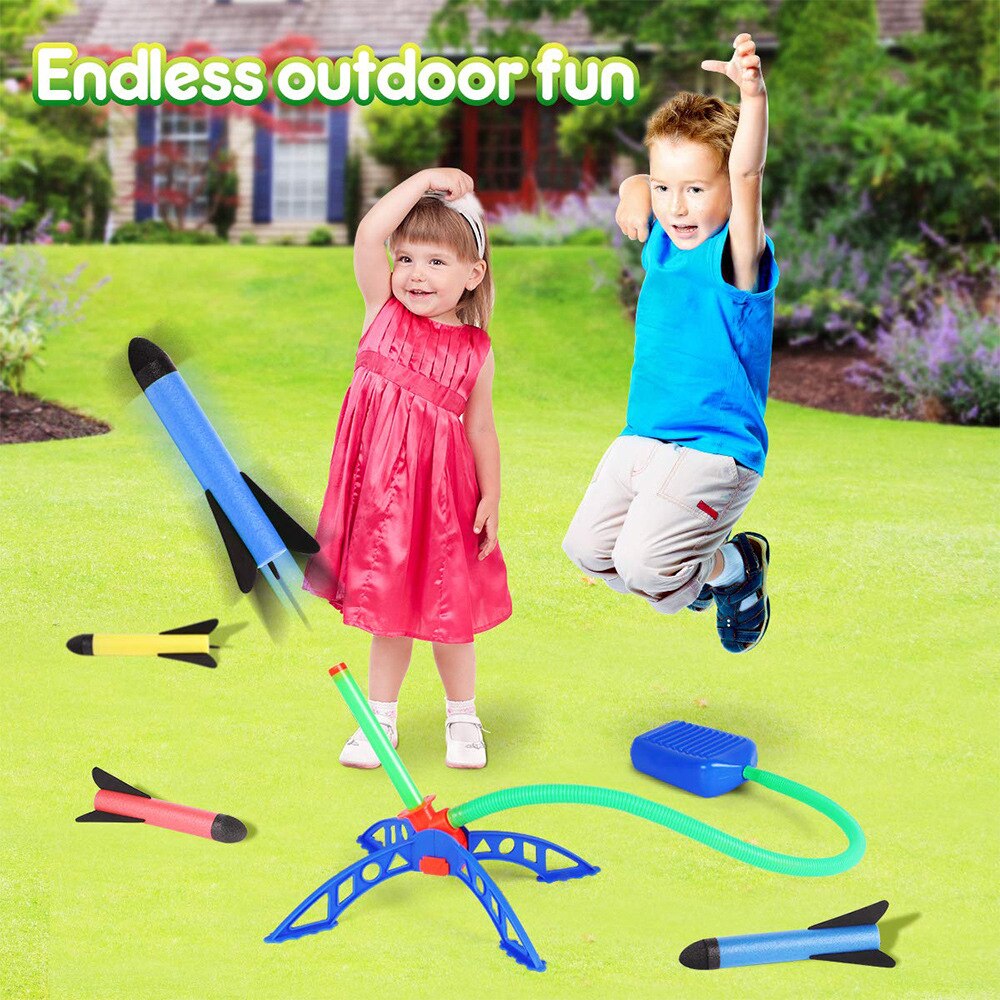 Air Rocket Foot Pump Launcher Toy For Outdoor Children Foot Flashing

Air-Powered Rocket Launcher Toy for Kids' Outdoor Fun