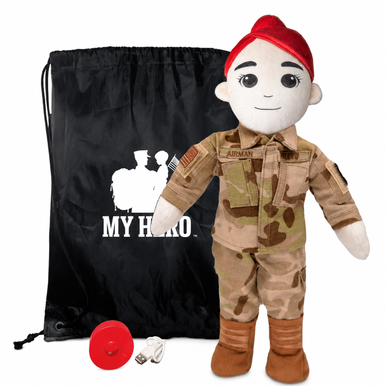  Air Force Recordable Plush Daddy Doll With Messages 