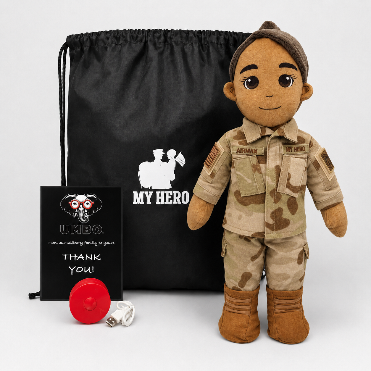  Air Force Recordable Plush Daddy Doll With Messages 