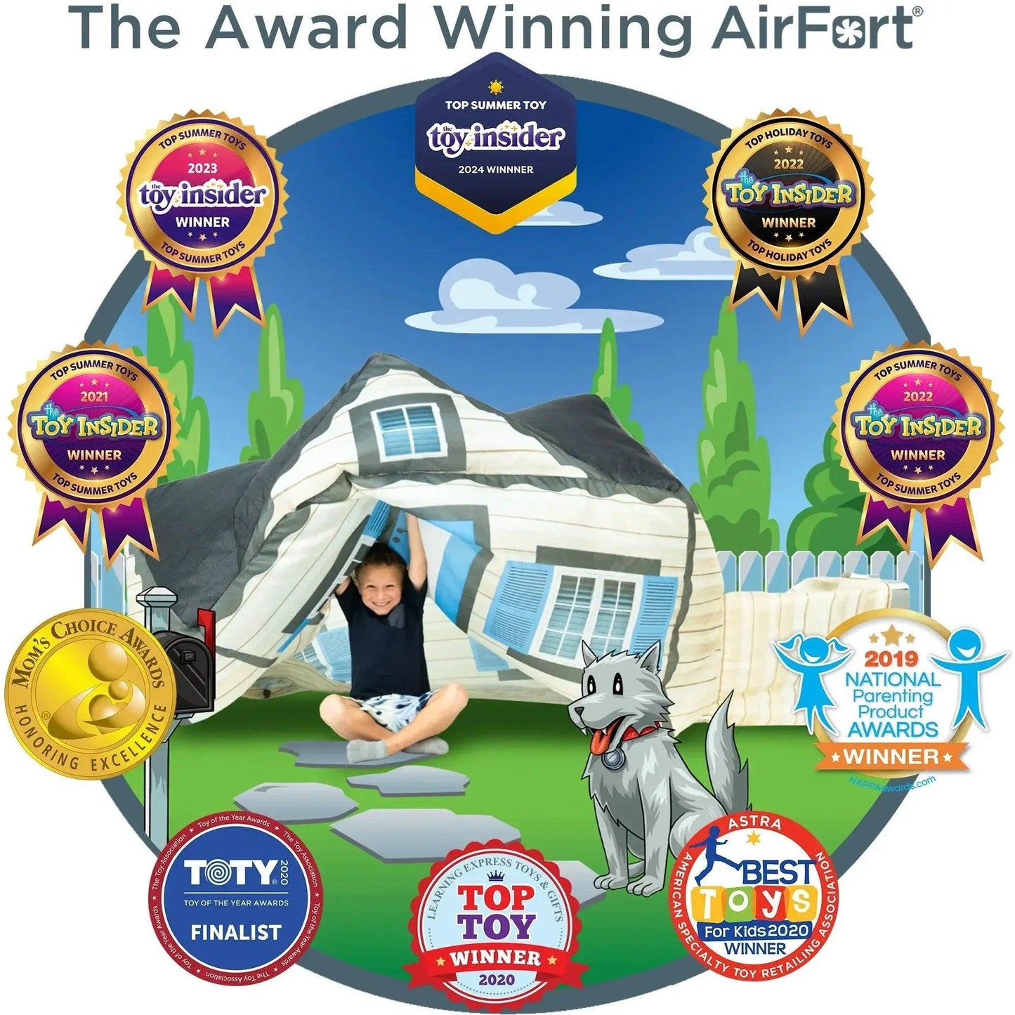  AirFort Cottage Play Tent Instant Indoor Fun -  ToylandEU™