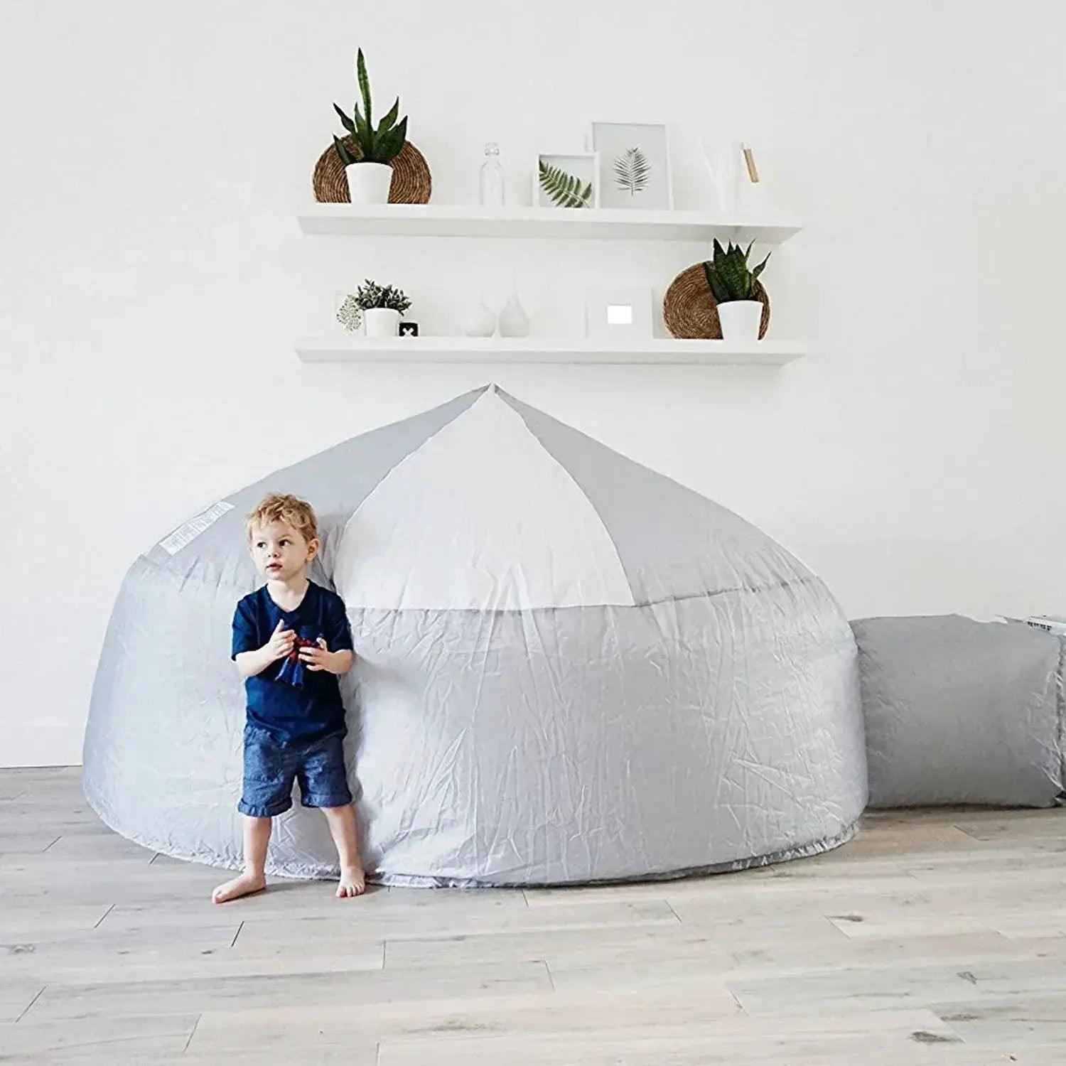  AirFort Mod About Gray Sleek Indoor Inflatable Fort -  ToylandEU™