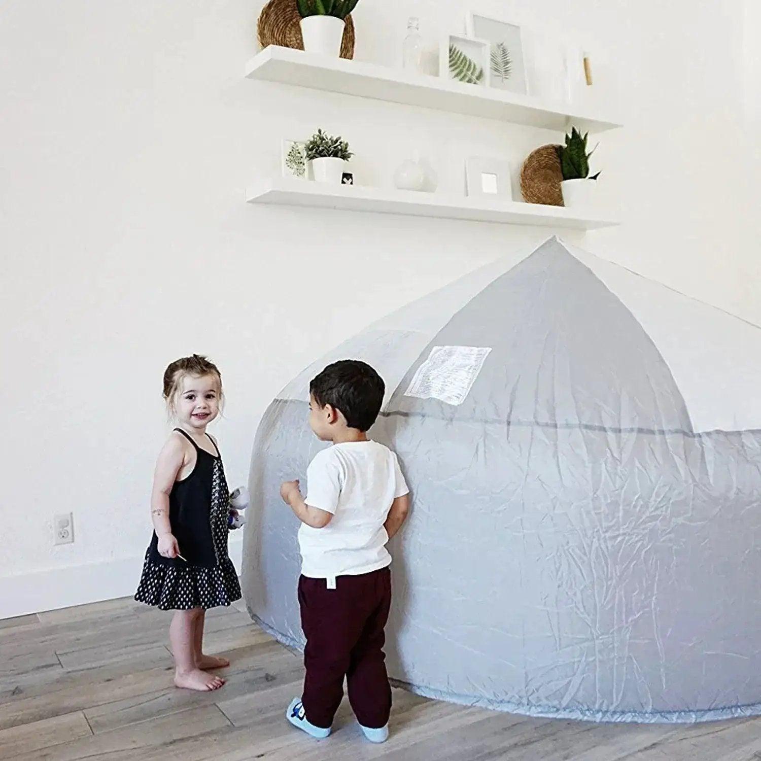  AirFort Mod About Gray Sleek Indoor Inflatable Fort -  ToylandEU™