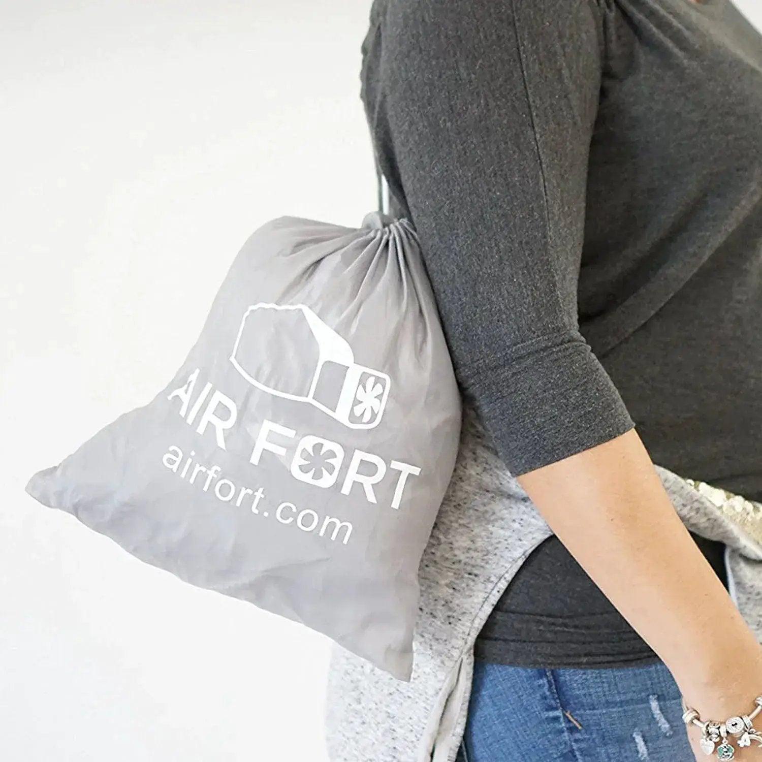  AirFort Mod About Gray Sleek Indoor Inflatable Fort -  ToylandEU™