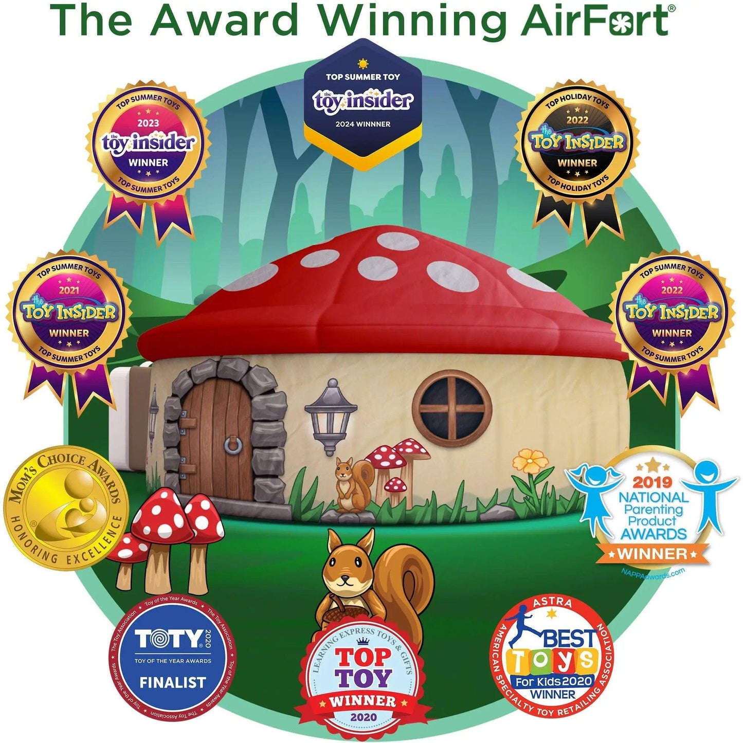 AirFort Mushroom House Play Tent Imaginative Fun -  ToylandEU™