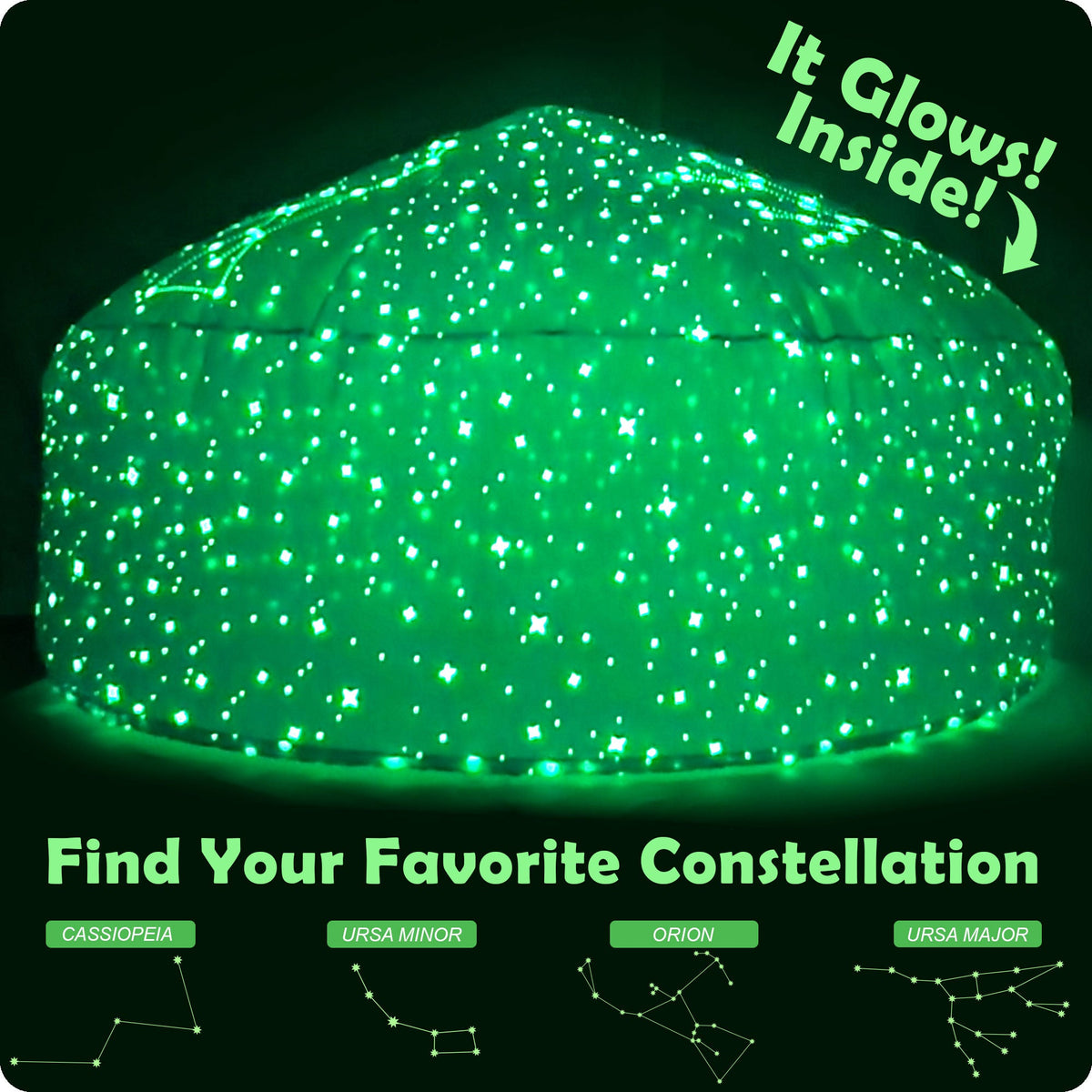 AirFort Playhouse | Glow In The Dark | Toylandeu™