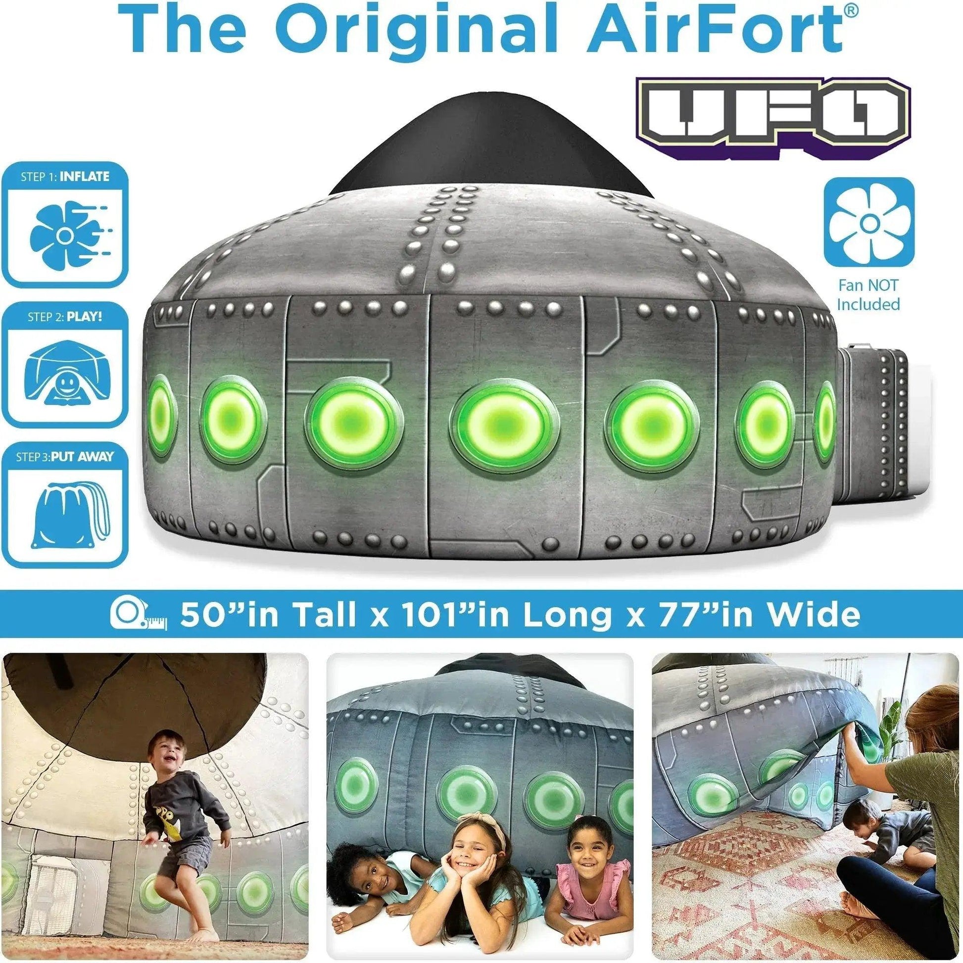  AirFort UFO Play Tent For Kids Durable And Breathable -  ToylandEU™