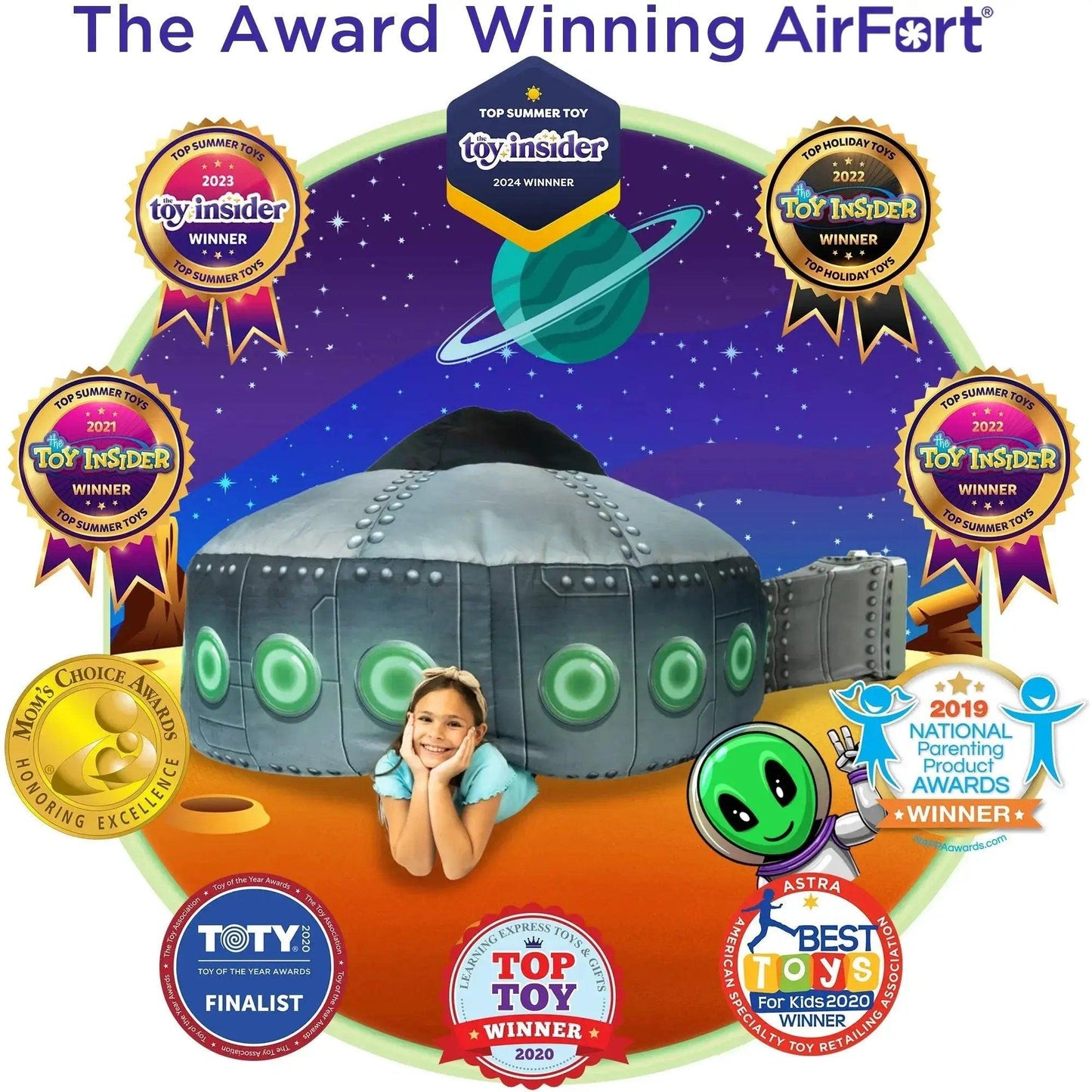  AirFort UFO Play Tent For Kids Durable And Breathable -  ToylandEU™