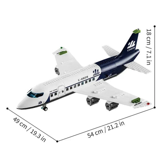  Airbus Cargo Plane Building Blocks Educational Toy STEM -  ToylandEU™