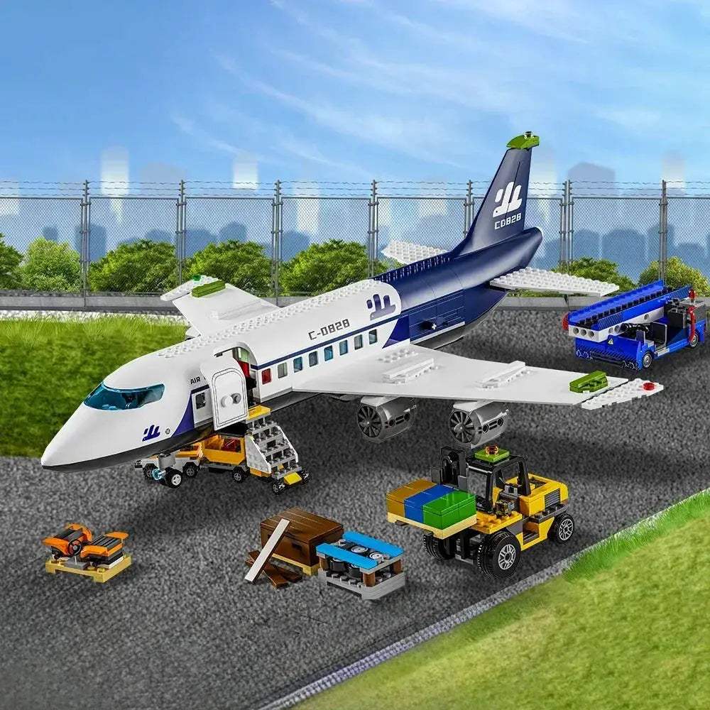 Airbus Cargo Plane Building Blocks Educational Toy - ToylandEU