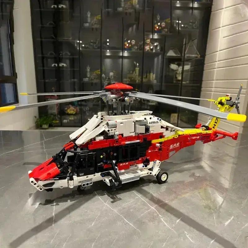  Airbus H175 Rescue Helicopter Lego Blocks With Rotors -  ToylandEU™