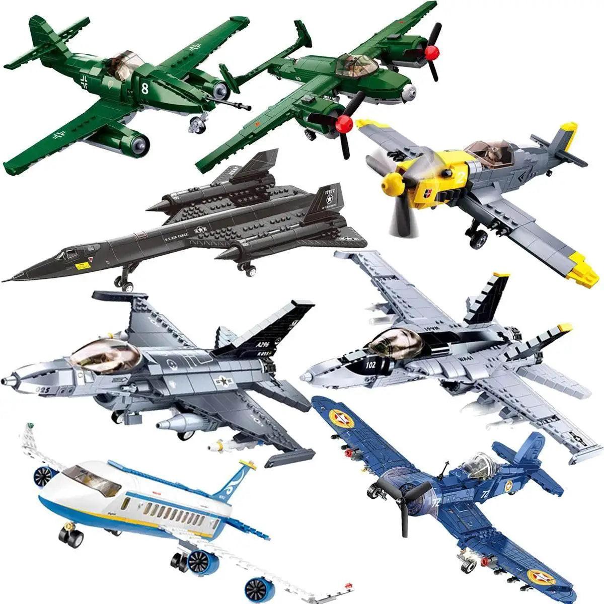  MOC Military F/A-18E Super BumbleBee Fighter Plane Building Blocks -  ToylandEU™