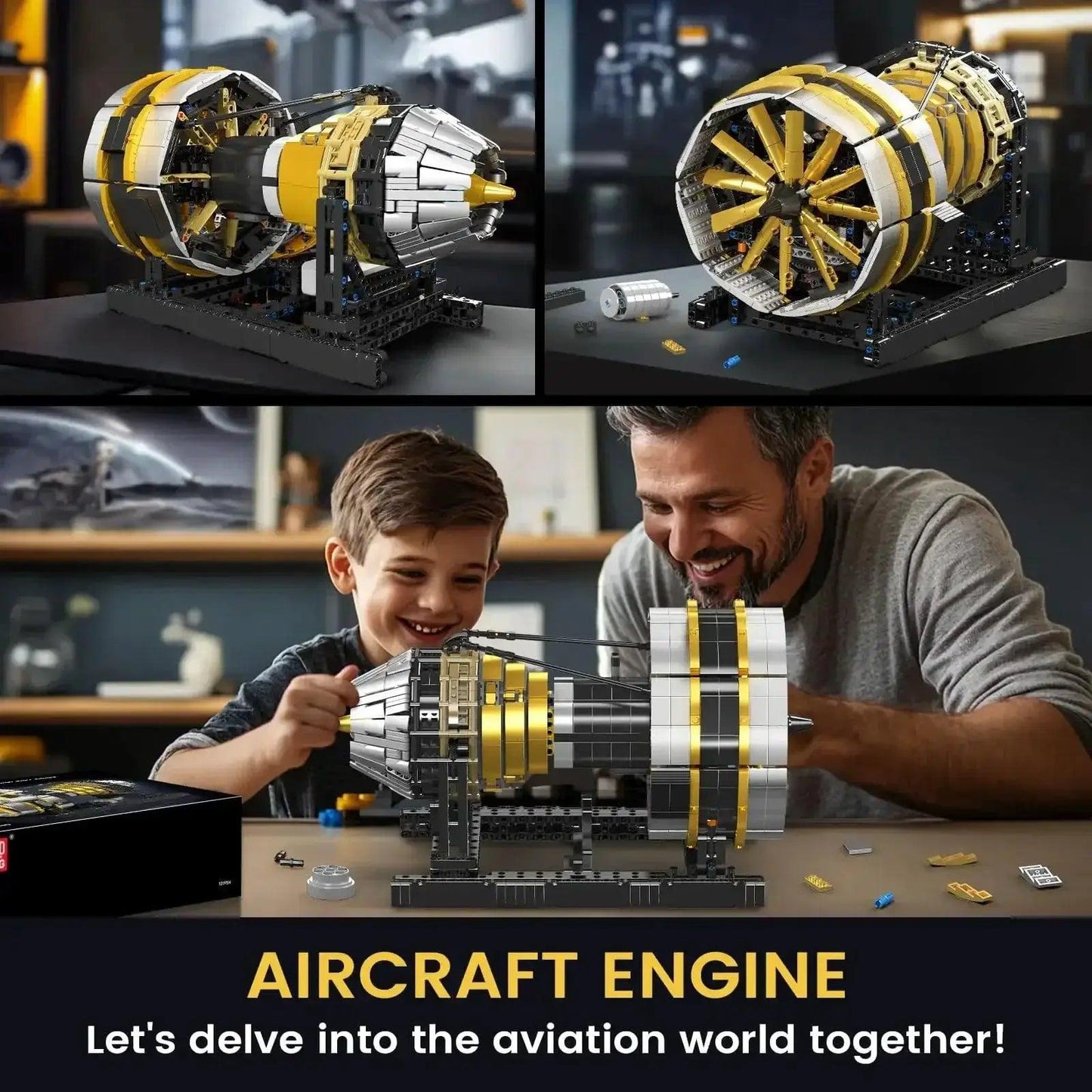  Aircraft Engine Model Building Kit Power Functions -  ToylandEU™