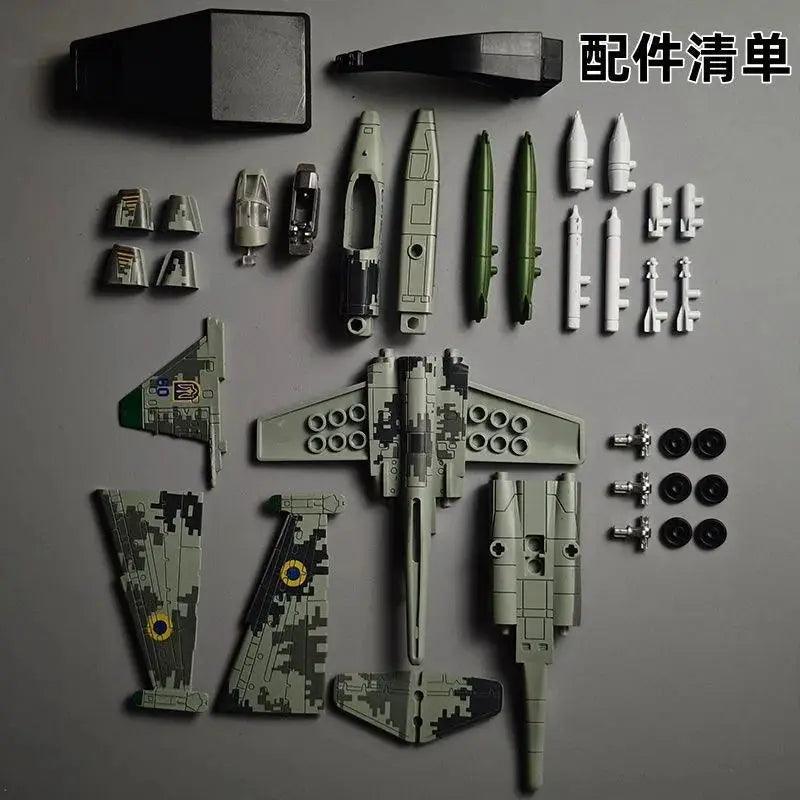  Fighter Aircraft Model Kit DIY Puzzle Tabletop Decor -  ToylandEU™