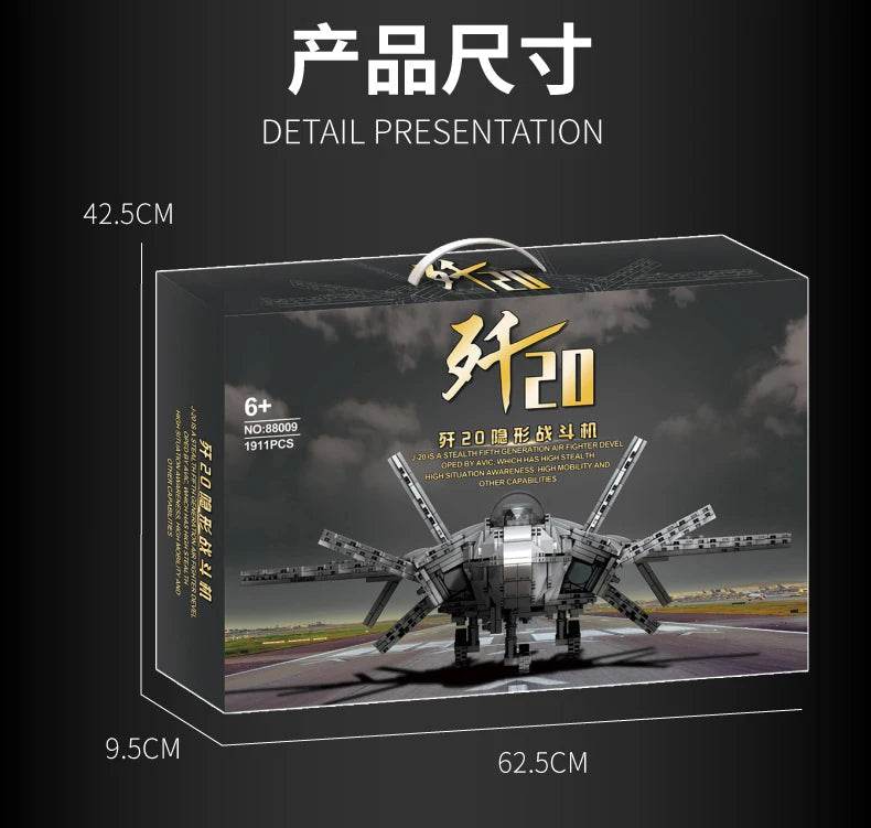 Aircraft Series F22 Fighter Building Blocks Model Toys - ToylandEU