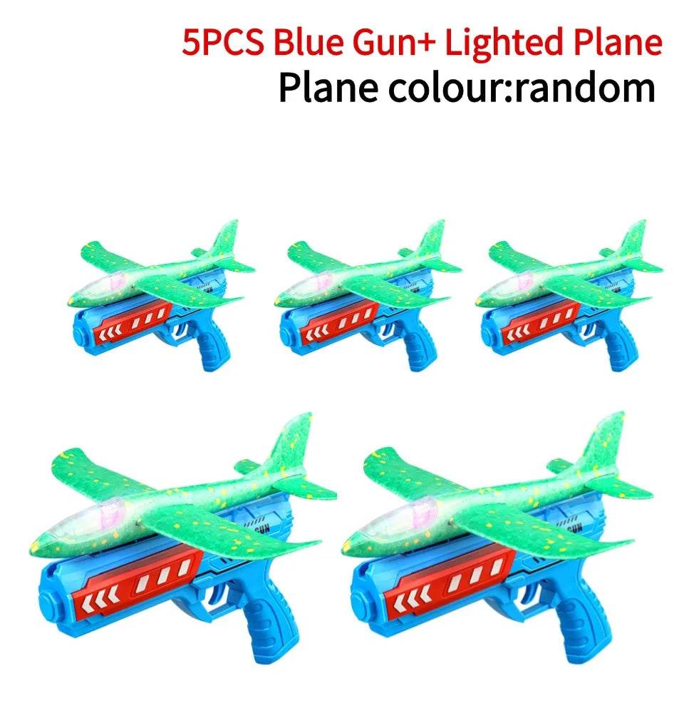 Airplane Launcher Toys Outdoor Sports Flying Toys Foam Catapult Plane Birthday Gifts for Boys Girls - ToylandEU
