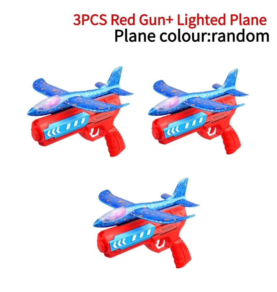 Airplane Launcher Toys Outdoor Sports Flying Toys Foam Catapult Plane Birthday Gifts for Boys Girls - ToylandEU