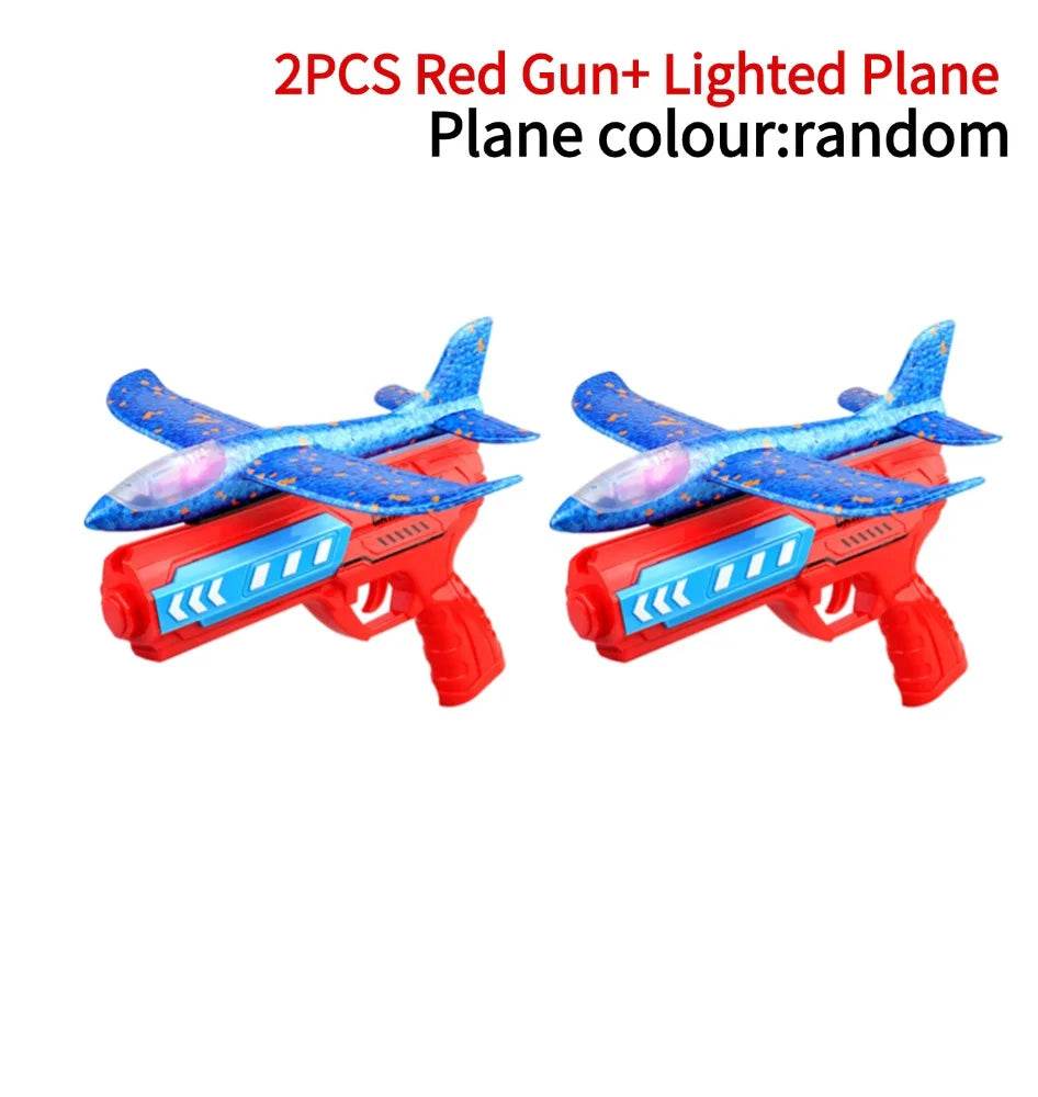 Airplane Launcher Toys Outdoor Sports Flying Toys Foam Catapult Plane Birthday Gifts for Boys Girls - ToylandEU