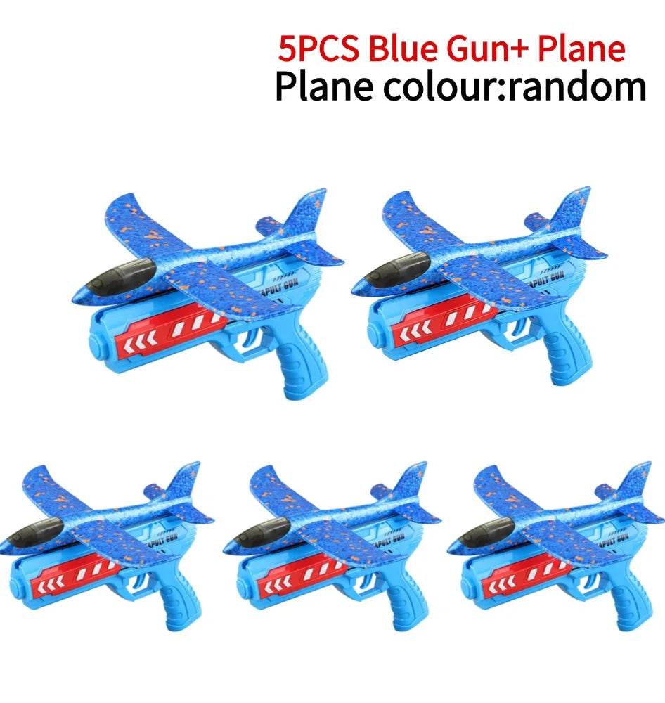 Airplane Launcher Toys Outdoor Sports Flying Toys Foam Catapult Plane Birthday Gifts for Boys Girls - ToylandEU