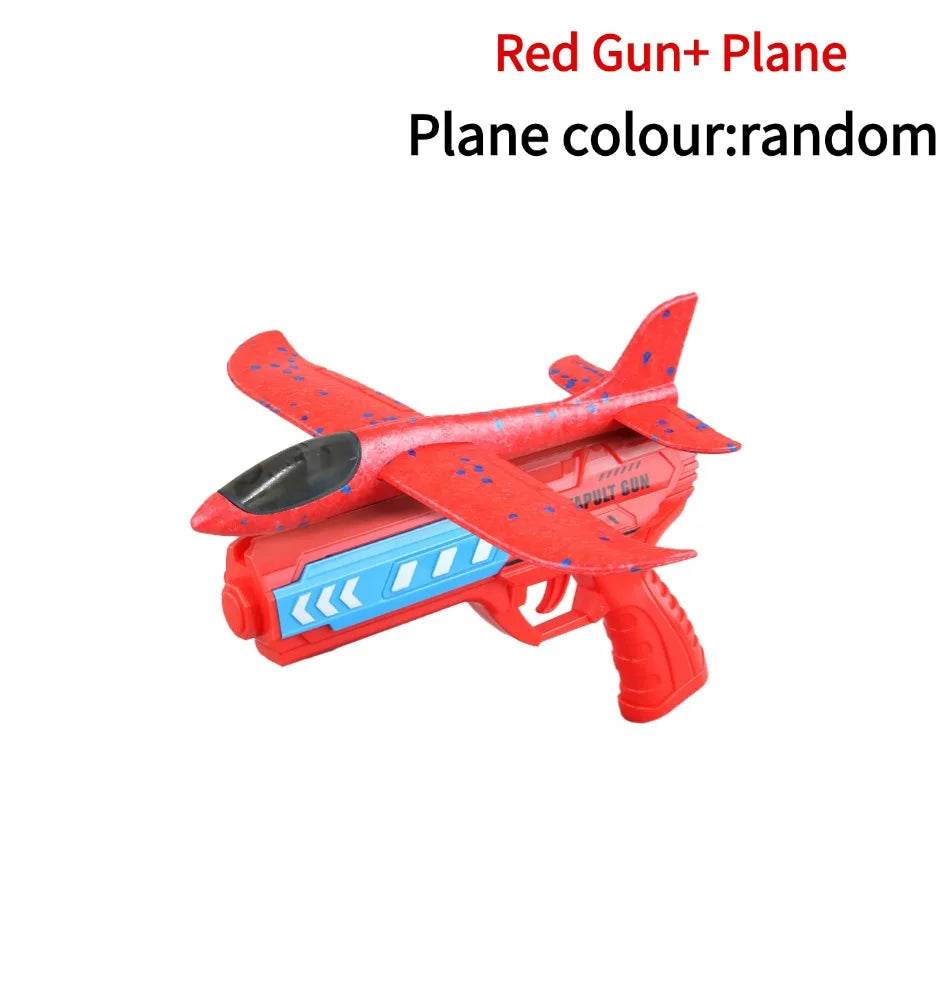 Airplane Launcher Toys Outdoor Sports Flying Toys Foam Catapult Plane Birthday Gifts for Boys Girls - ToylandEU