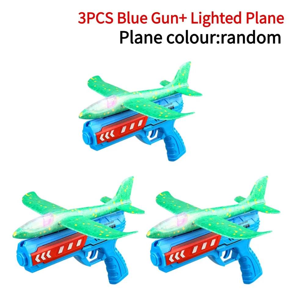 Airplane Launcher Toys Outdoor Sports Flying Toys Foam Catapult Plane Birthday Gifts for Boys Girls - ToylandEU