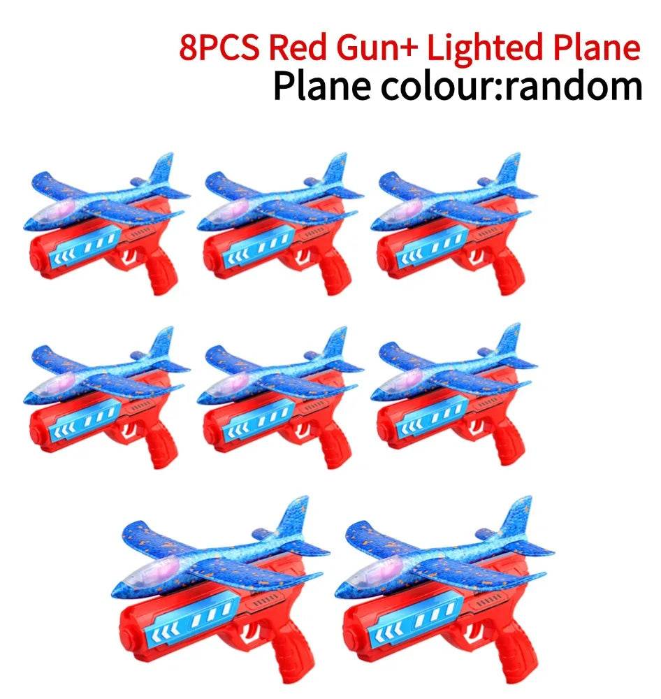 Airplane Launcher Toys Outdoor Sports Flying Toys Foam Catapult Plane Birthday Gifts for Boys Girls - ToylandEU