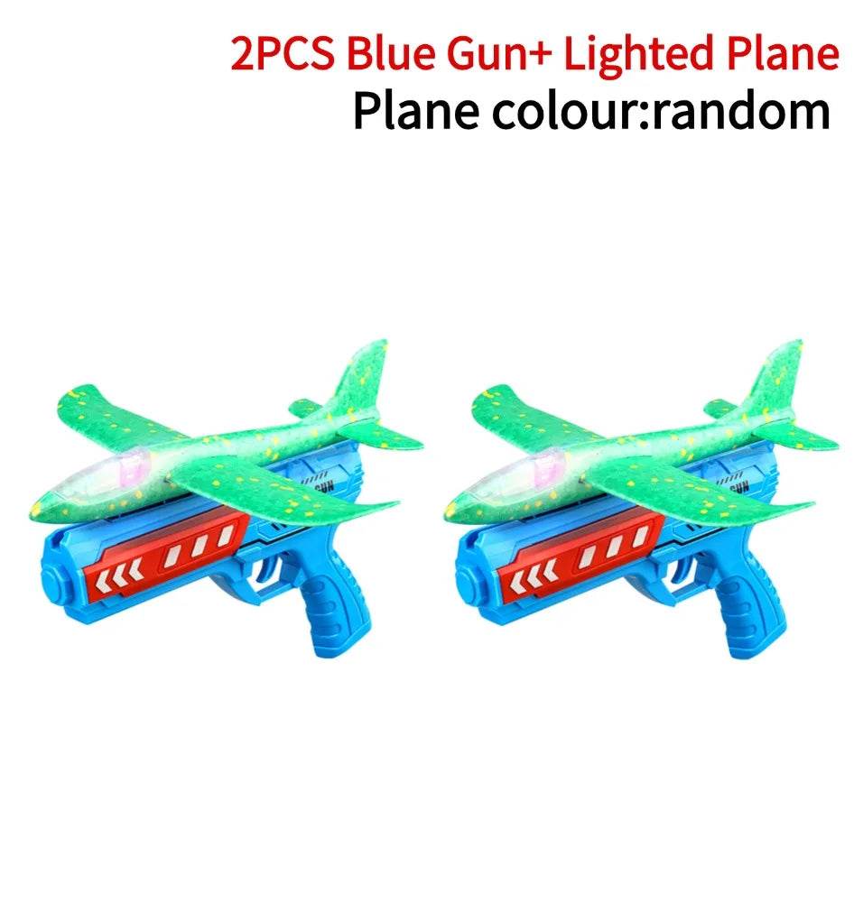 Airplane Launcher Toys Outdoor Sports Flying Toys Foam Catapult Plane Birthday Gifts for Boys Girls - ToylandEU