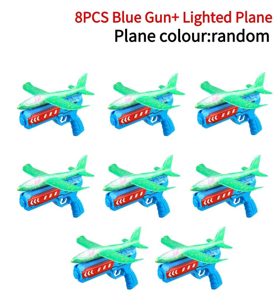 Airplane Launcher Toys Outdoor Sports Flying Toys Foam Catapult Plane Birthday Gifts for Boys Girls - ToylandEU